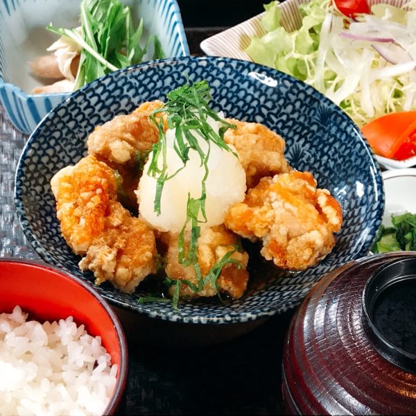 みぞれ唐揚げ膳